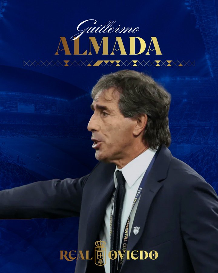 رســـــــمــــــيًا | غييرمو ألمادا مُدربًا لريال أوفيدو 