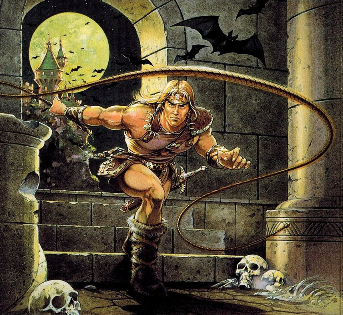 cimerians's tweet image. Konami's Castlevania Chronicles cover art for the Japanese Sharp X68000 
#Castlevania #RetroGaming