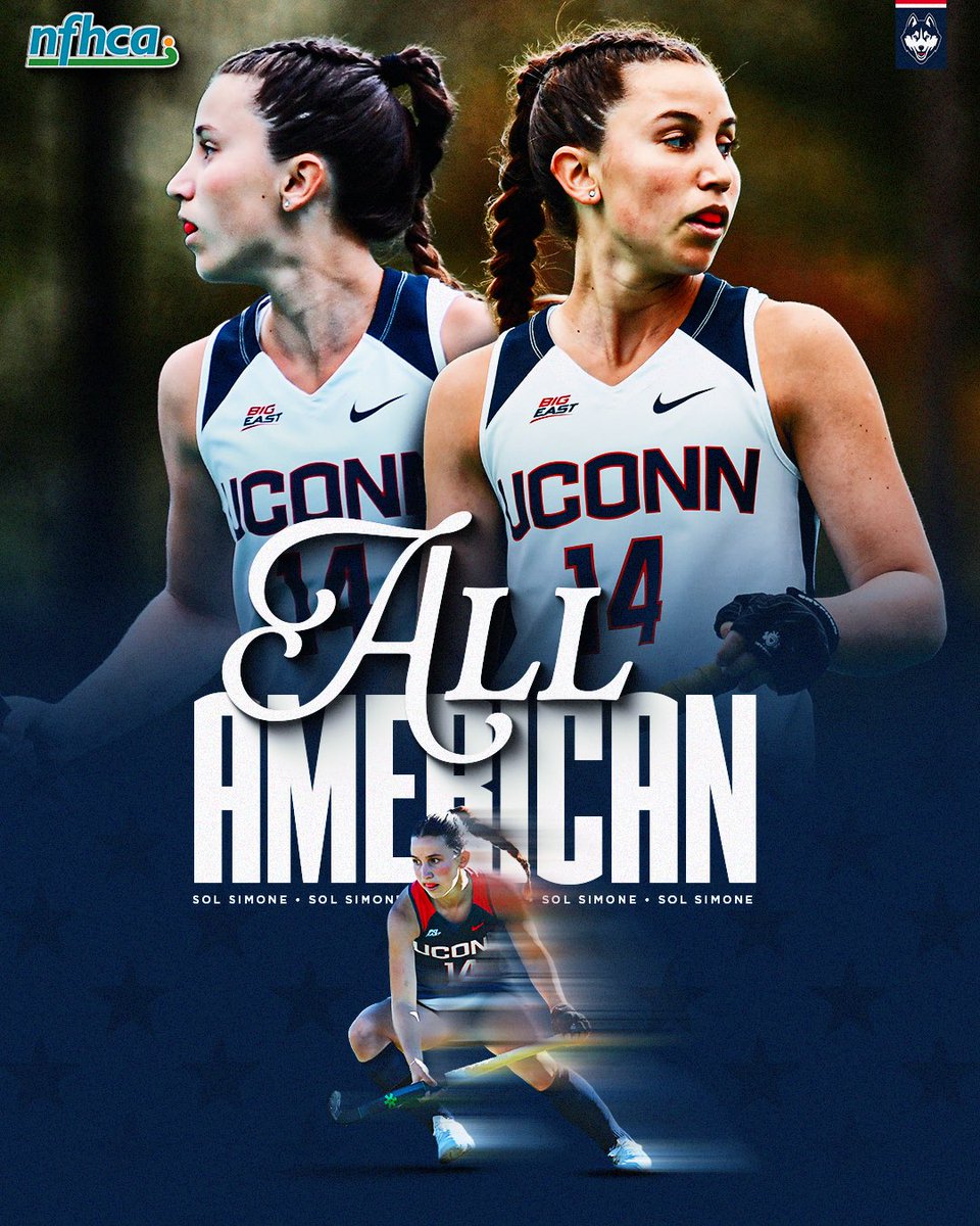 UConnFHockey's tweet photo. ALL-AMERICAN🗣️🗣️🗣️

Huge congrats to Sol Simone on being named @nfhcacoaches Second Team All-American‼️ https://t.co/eo2wIPRo7C