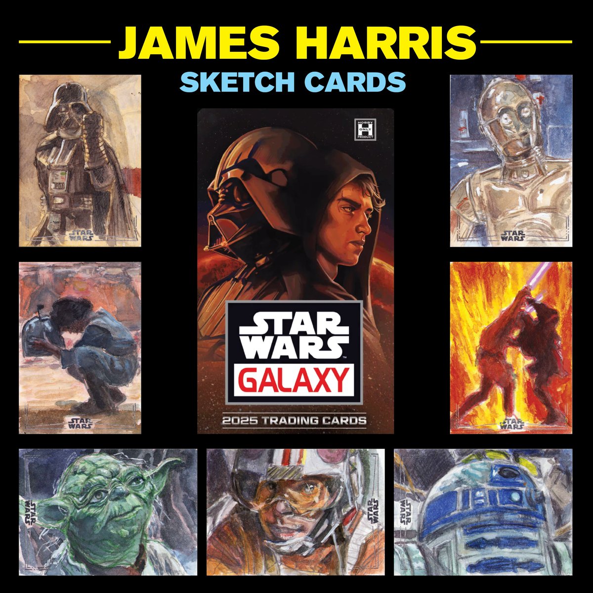 Here are the officially licensed sketch cards that I did for Topps
