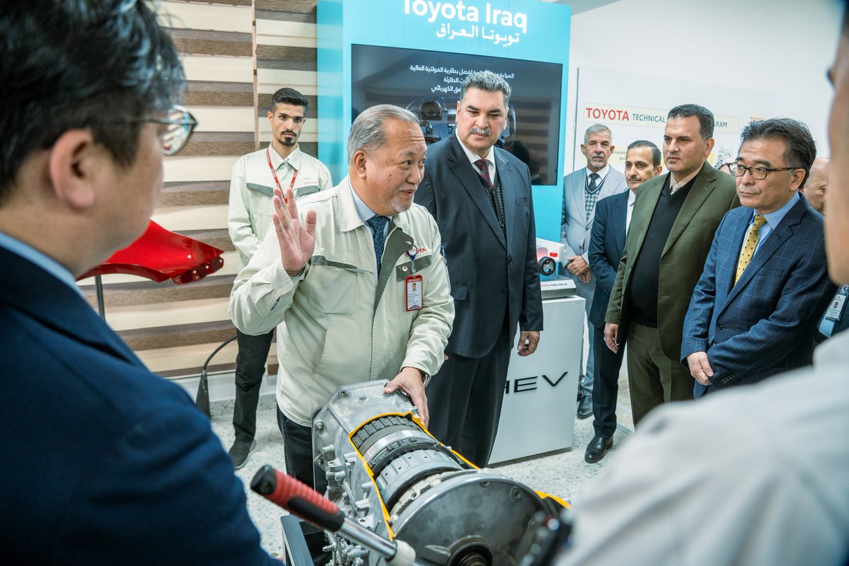 ToyotaIraq's tweet photo. Toyota Iraq and the University of Technology in Baghdad signed a Memorandum of Understanding (MOU) as part of a strategy to support applied education and better align academic outcomes with job market needs. 

#toyota #toyotsiraq https://t.co/50trrijyHN