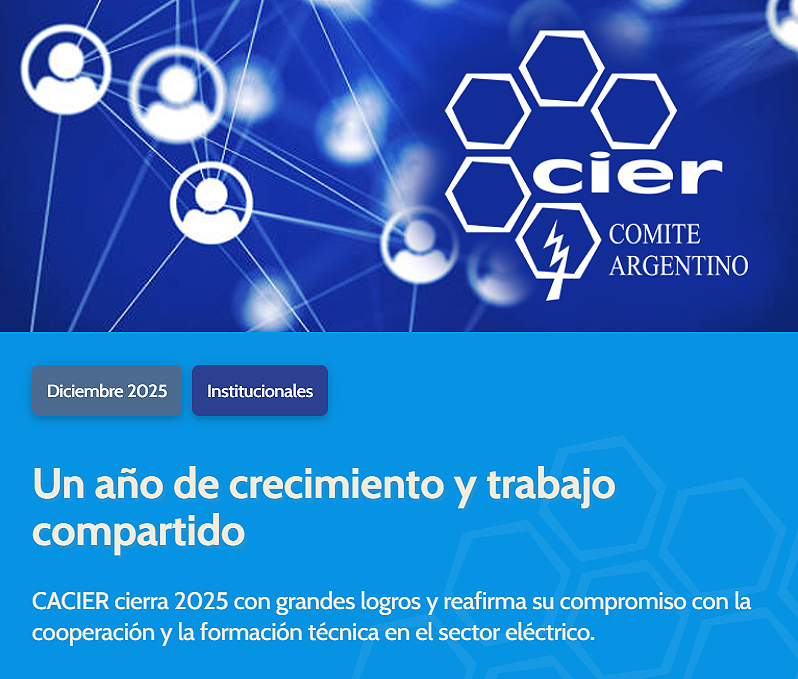 📑 Newsletter CACIER
Un año de crecimiento y trabajo compartido
👉 Ver más: cacier.org.ar/default.aspx?i…
🌐 cacier.org.ar

#cacier #caciernewsletter