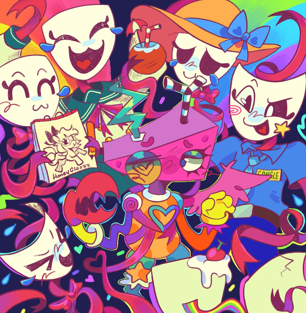 HoneyGlasss's tweet image. 🌈

#abstragedy #TheAmazingDigitalCircus