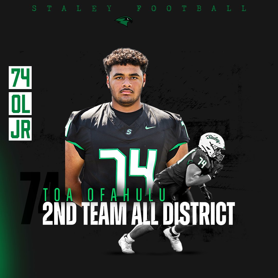 StaleyFootball's tweet image. Congratulations to our second team all-district players Toa Ofahulu, Kenison Stone &amp;amp; Keegan Wink! #BITS