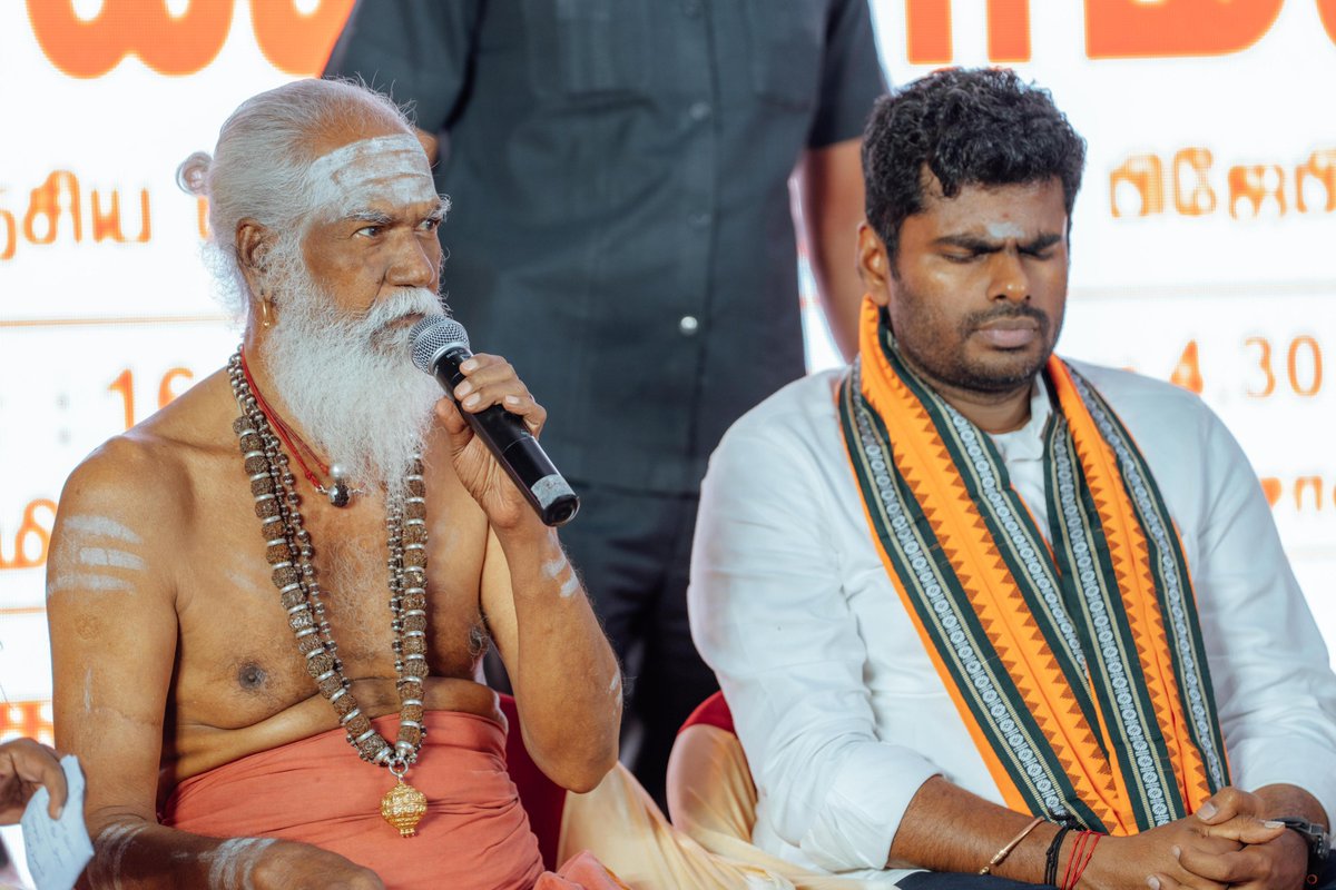 annamalai_k's tweet photo. இன்று மாலை புதுச்சேரியில், திருப்பரங்குன்றம் தீபத் தூணில் தீபம் ஏற்றக் கோரியும், மாண்புமிகு சென்னை உயர்நீதிமன்ற தீர்ப்புக்கு எதிராகவும், பொதுமக்களிடையே பிரிவினையைத் தூண்டும் விதமாகவும் செயல்பட்டு வரும் திமுக அரசைக் கண்டித்தும், இந்து முன்னணி சார்பாக, திருமங்கலம் ஸ்ரீ சிதம்பரேஸ்வரர் திருமடம், ஸ்ரீலஸ்ரீ கணேச தேசிக சாமிகள் அவர்கள் முன்னிலையில் நடைபெற்ற தீபப் போராட்டத்தில் கலந்து கொண்டேன். 

திருப்பரங்குன்றம் மலையில், தர்கா அமைந்திருக்கும் இடம், படிக்கட்டு மற்றும் நெல்லித்தோப்பு பகுதி தவிர, மலை முழுவதும் முருகனுக்குச் சொந்தம், திருப்பரங்குன்றம் கோவிலுக்குச் சொந்தம் என்று, 1920 ஆம் ஆண்டு, ஆங்கிலேயர் காலத்திலேயே தீர்ப்பு கொடுக்கப்பட்டு, வெவ்வேறு காலகட்டத்தில் அந்தத் தீர்ப்பு உறுதி செய்யப்பட்டுள்ளது. திருப்பரங்குன்றம் தீபத்தூண் அமைந்திருக்கும் பகுதி, கோவிலுக்குச் சொந்தமானது. இந்த நிலையில், தீபத்தூணில் தீபம் ஏற்ற வேண்டும் என்று மாண்புமிகு சென்னை உயர்நீதிமன்ற மதுரை அமர்வு கடந்த டிசம்பர் 1, 2025 அன்று தீர்ப்பளித்தது.

உயர்நீதிமன்றத் தீர்ப்பை எதிர்த்து, தர்கா சார்பாக யாரும் வழக்கு தொடரவில்லை. ஆனால், ஆலய வழிபாட்டு முறைகளை உறுதி செய்ய வேண்டிய தமிழக இந்து சமய அறநிலையத்துறை, தீர்ப்புக்கு எதிராக மேல்முறையீடு செய்கிறது. அது மட்டுமின்றி, தீர்ப்பு வழங்கிய மாண்புமிகு சென்னை உயர்நீதிமன்ற நீதியரசர் திரு. G.R.சுவாமிநாதன் அவர்களை பதவி நீக்கம் செய்ய வேண்டும் என்று, புதுச்சேரி பாராளுமன்ற உறுப்பினர் திரு. வைத்தியலிங்கம் உட்பட, 100 இந்தி கூட்டணி பாராளுமன்ற உறுப்பினர்கள் பாராளுமன்றத்தில் மனு கொடுத்திருக்கிறார்கள். இவர்களது உண்மையான நோக்கம் இந்து மத எதிர்ப்பு மட்டுமே. (1/2)