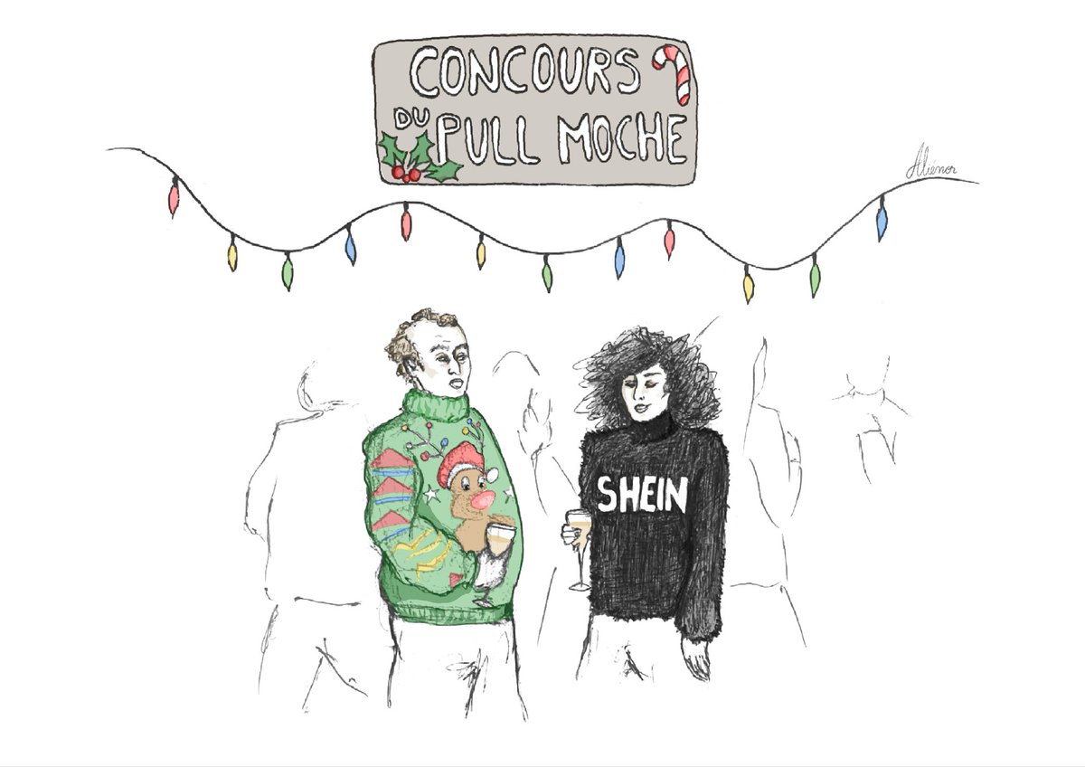 alienor_meyer's tweet photo. Concours du pull moche de Noël 🎄 #shein #fastfashion #noel https://t.co/1WIVK1IZDs