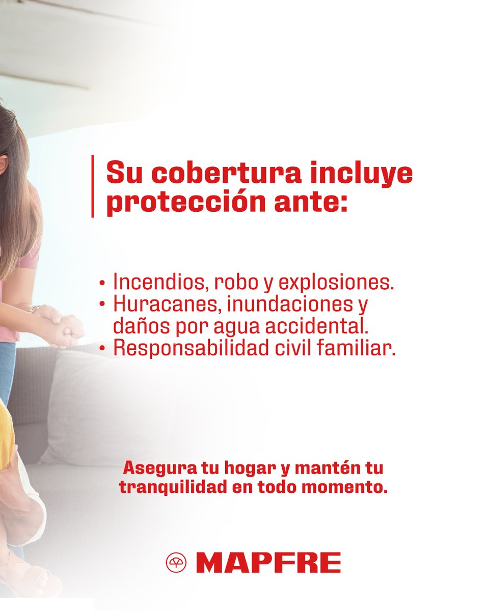 Tu hogar es el escenario de tus proyectos, recuerdos y planes de vida.

Conoce más sobre nuestros productos en mapfrebhd.com.do, o escríbenos directo a WhatsApp (809) 549-7424.

#MAPFRE #CuidamosLoQueTeImporta