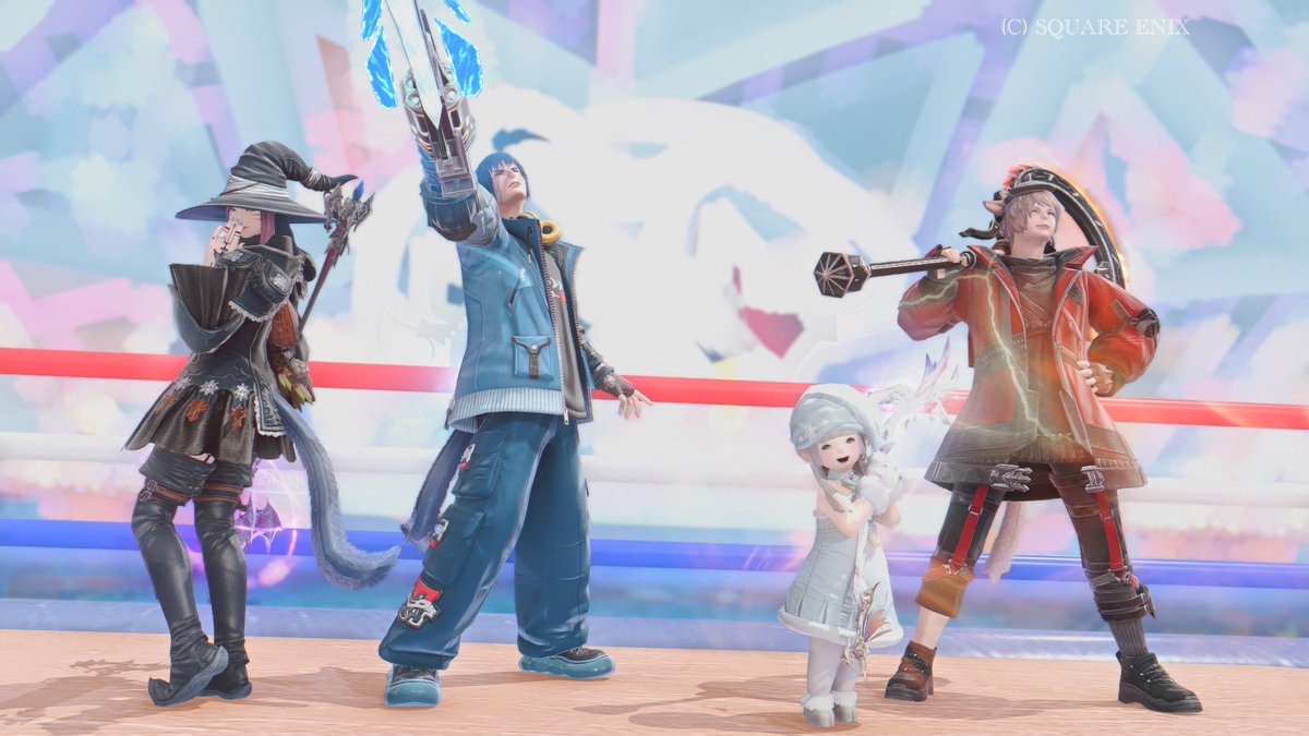 アルカディア初見みんなで行けて楽しかった❕🤍🐰続きも楽しみ◝✩