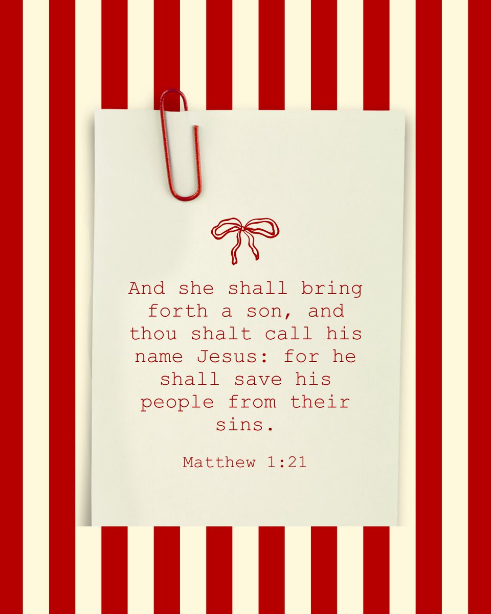 _kingdomthreads's tweet image. This Advent, let’s remember that the greatest gift is not under the tree—it’s the One who hung on the cross and rose again for us.  

#AdventHope #NameAboveAllNames #Matthew121 #JesusSaves