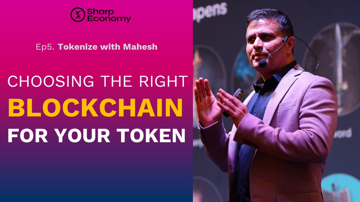 CsharpCorner's tweet image. 🚨 🎙️ 𝐓𝐨𝐝𝐚𝐲 𝐨𝐧 𝐓𝐨𝐤𝐞𝐧𝐢𝐳𝐞 𝐰𝐢𝐭𝐡 𝐌𝐚𝐡𝐞𝐬𝐡!

@mcbeniwal dives into Choosing the Right Blockchain for Your Token - a must-watch for Web3 founders &amp;amp; builders.

⏰ 11:00 AM EST | 09:30 PM IST
🎥 Watch LIVE: youtube.com/watch?v=_1T55J… 

#CSharpCorner $SHARP #SHARP…