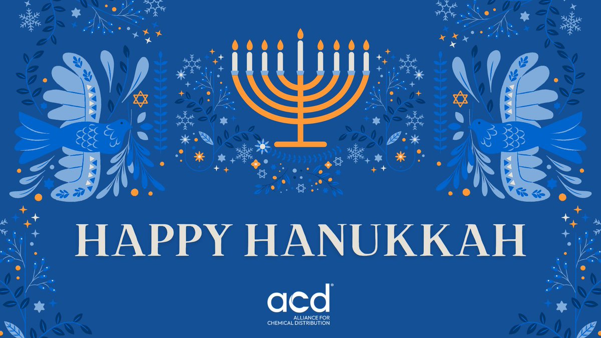 Wishing a bright and meaningful Hanukkah to all who celebrate! From all of us at ACD, Chag Sameach and may your season be bright. 🕎