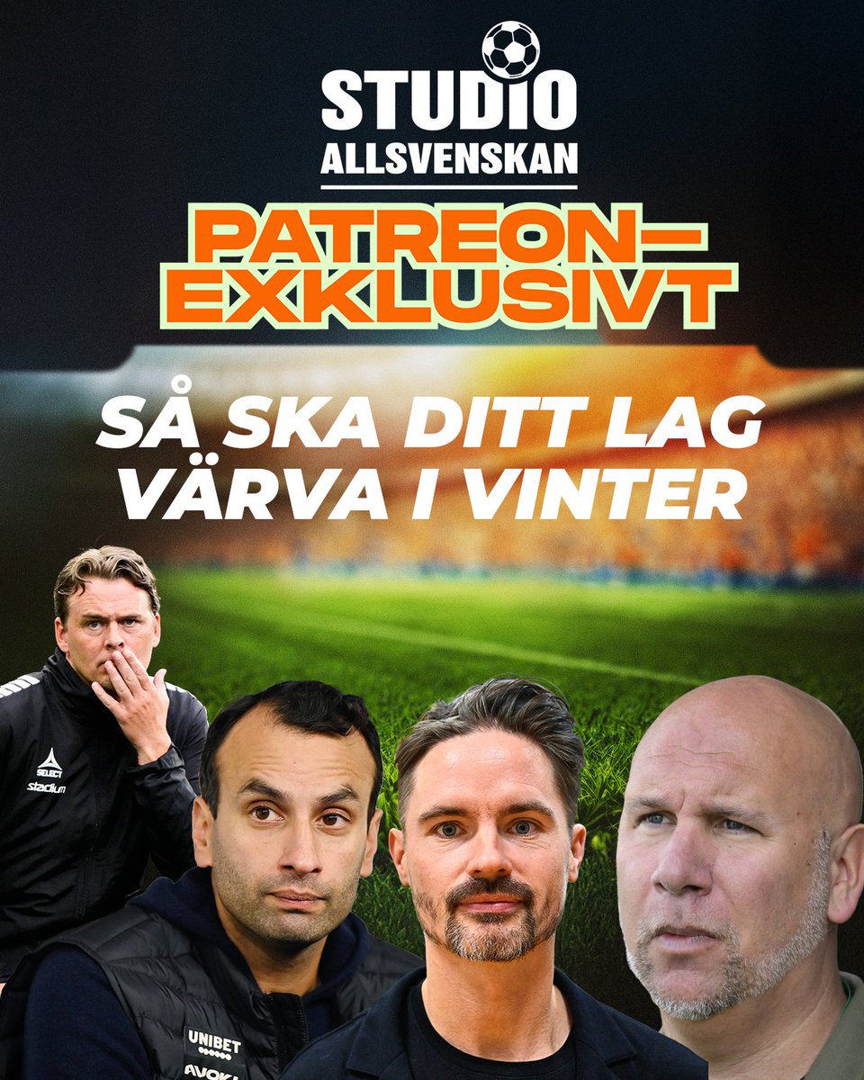 Vi fortsätter på inslagen väg från förra veckan: Vad behöver ditt lag värva i vinter?

I dagens Daily Show går vi igenom Hammarby, Gais, Sirius och VSK. Vilken spelartyp behöver lagen?

Avsnittet finns ute på Patreon: patreon.com/c/studioallsve…

Foto: TT