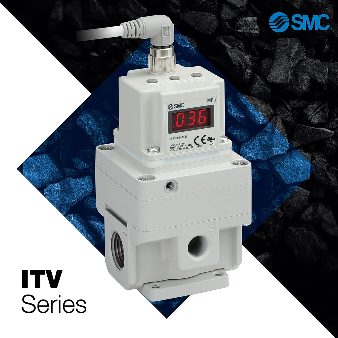 The success of many applications depends heavily on a reliable #pressure #supply with a consistent set point. The ITV Series #Electro-pneumatic #Regulators provide exactly this. 

Check out more info ow.ly/ayls50XGg3J
