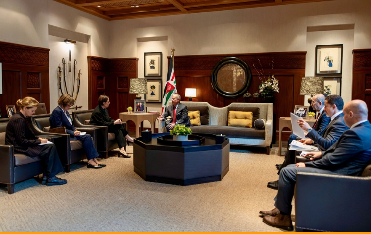 الملك يستقبل وزيرة الخارجية السويدية 