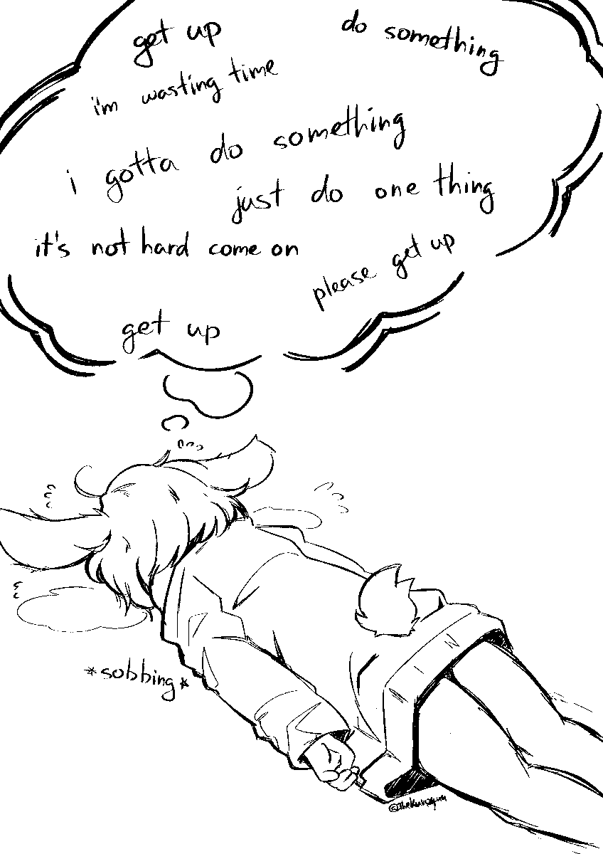 TheKuroyuu's tweet image. some days it's a real struggle