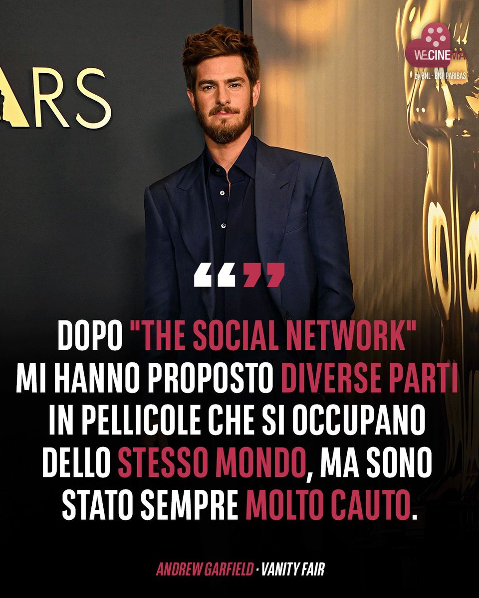 WeCinema's tweet image. Pochi anni fa si era preso una pausa dal mondo del cinema che lo aveva reso uno dei giovani attori più interessanti del panorama internazionale. E una volta tornato sulle scene, #AndrewGarfield ha inanellato un impegno dopo l'altro, dedicandosi a più progetti contemporaneamente