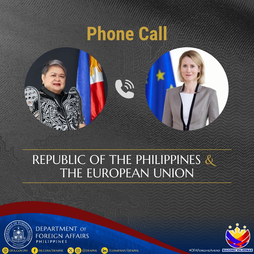 Had frank discussions with EU HRVP @KajaKallas on developments in the region, including the Cambodia-Thailand border dispute and continuous incursions in the #SouthChinaSea.  We appreciate the EU's continued support, as a valuable bilateral and ASEAN dialogue partner.