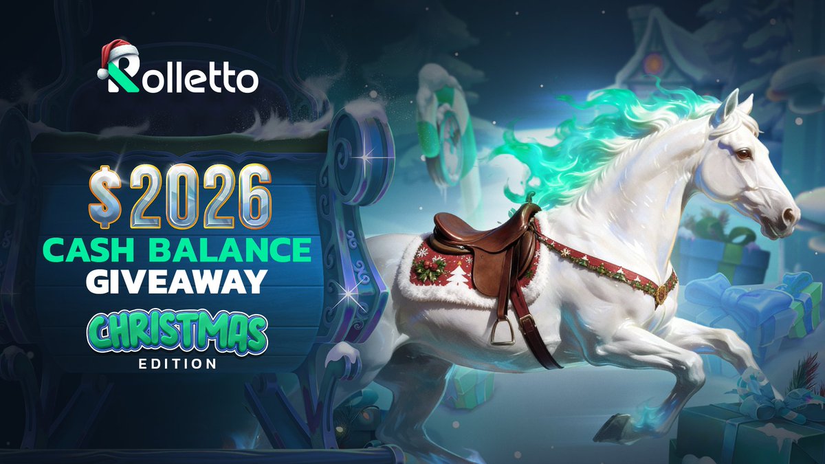 🎁 $2,026 CASH BALANCE GIVEAWAY 🎁

Daily winners will share the prize 💸🔥

💡 How to enter

1️⃣ Follow <a href="/RollettoWorld/">Rolletto</a>  ✅
2️⃣ Like this post ❤️
3️⃣ Tag 2 friends 👥

Play Now! rolletto.space/2026GIVEAWAY

Good luck to everyone 🍀