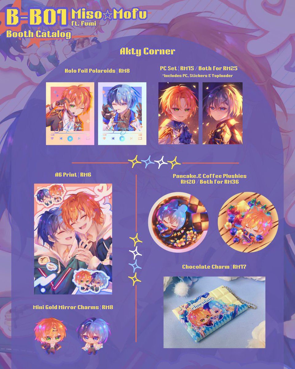 misoqwo's tweet photo. 𐙚   ˖ ݁𖥔 ݁˖ CF Catalogue📍B-B01 (Hall 7)˖ ݁𖥔 ݁˖   𐙚

Here’s my catalogue for CF this weekend! Everything will be available OTS only 🙇‍♀️

Fandoms: PJSK, KNY, HSR, ES
.
#comicfiesta2025 #cf2025 #comicfiesta2025catalogue #comicfiesta https://t.co/WiZx7Eu0SH