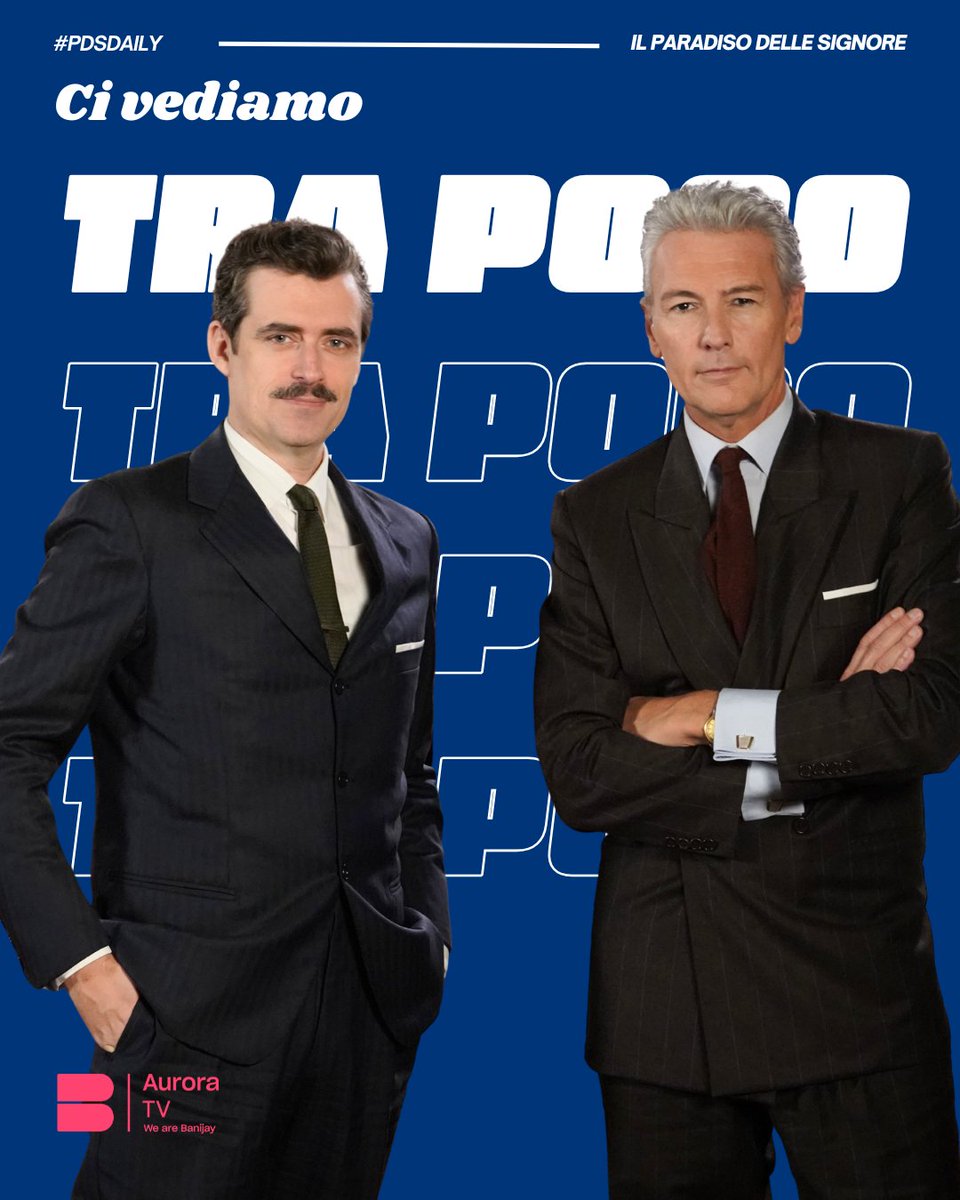 Oggi è due volte imperdibile!! Alle 16:10 su Rai1
#PDSdaily #AuroraTV