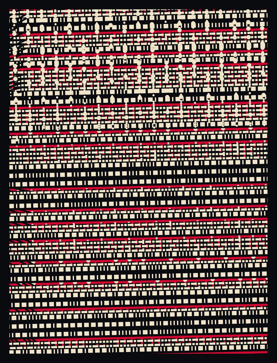 _KamauKamau's tweet image. Left: A pair of pants I was recently gifted while on a trip 🏝️

Right: Askew I by me. Released under @weareunitlondon x @RtClick_Save (2023). Owned by @sillytuna 

Generative art is always around us👀