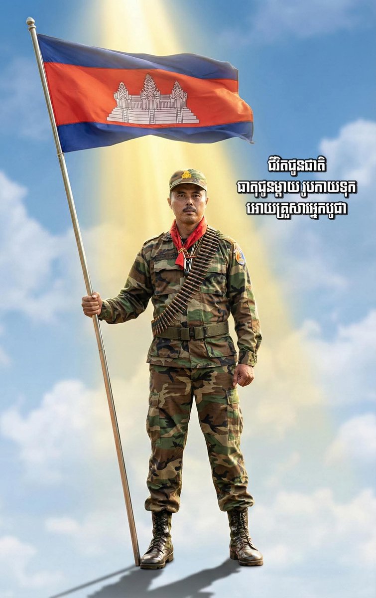 SRX809068's tweet photo. “ជីវិតជូ���ជាតិ ធាតុជូនម្តាយ រូបកាយទុកអោយគ្រួសារអ្នកបូជា”
គាត់ពលីជីវិតដើម្បីការពារបូរណភាពទឹកដី ប្រជាជនកម្ពុជានឹងចង់ចាំអ្នកទុកក្នុងចិត្ត RIP our hero https://t.co/HiuPLr4bAe