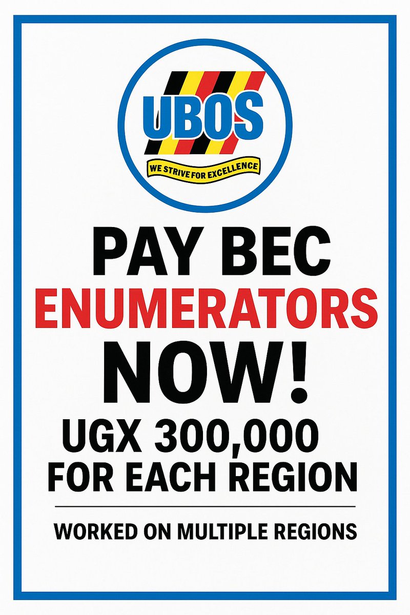 Ahiyanyihi32011's tweet image. @StatisticsUg is using the money that was meant to pay Baseline Education Census Enumerators to organize an  end of year party this Friday where they will give themselves gifts and whatever, this is unbelievable, where is Uganda heading