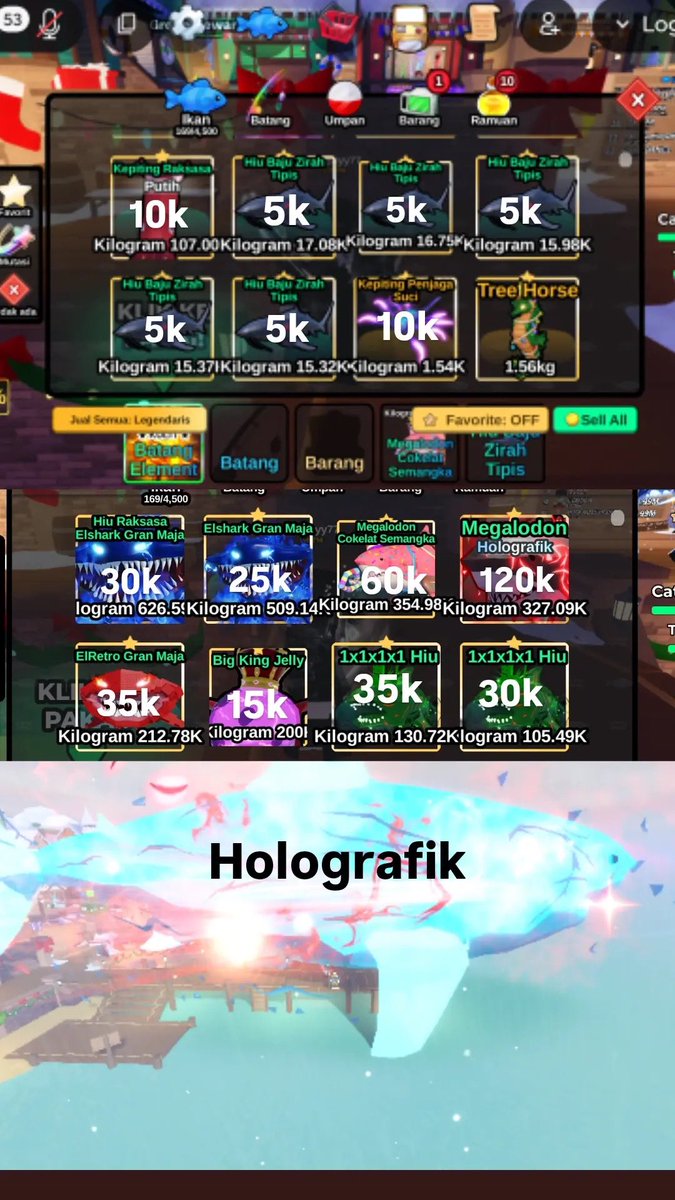 FISH IT!!!! 
wts secret tumbal bisa langsung borong 

✅ aman
✅murah
✅terpecaya
✅dm owner langsung

gass kann yukkkk✊🏻
#fishit