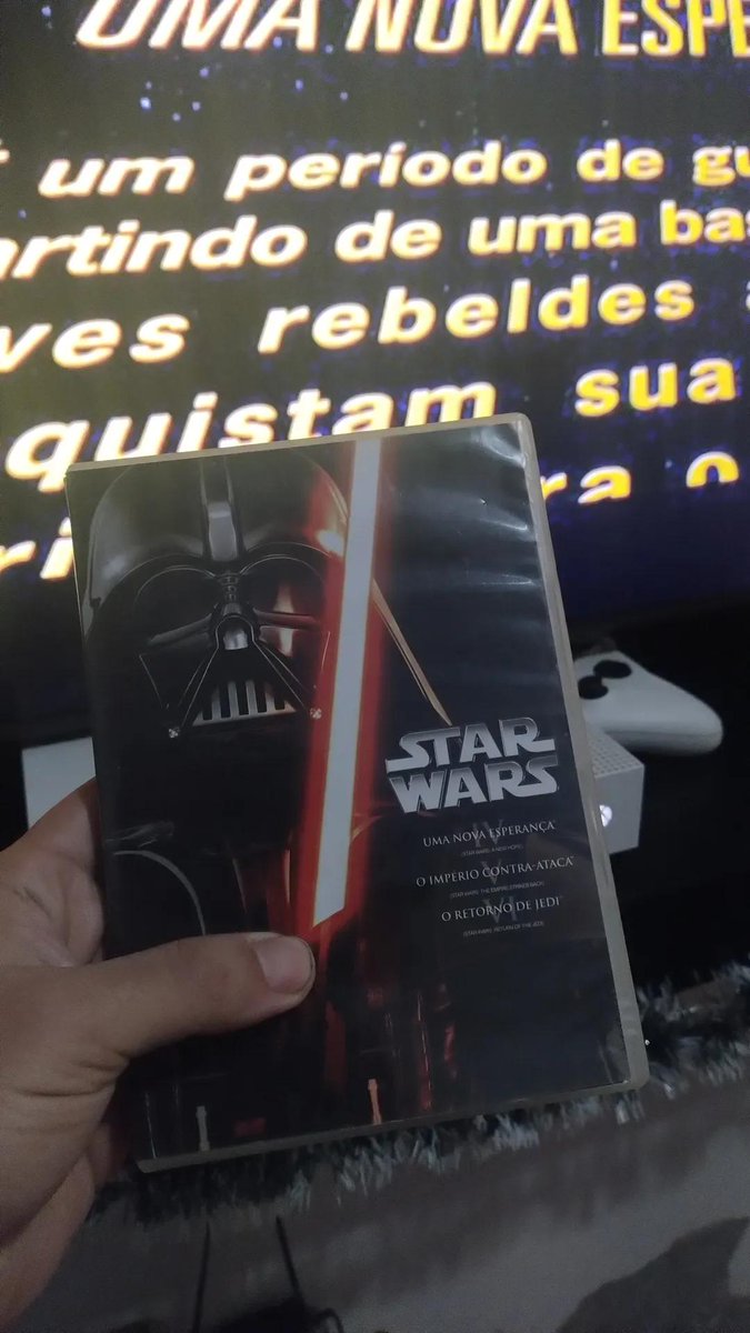 Trilogia clássica em DVD, assistindo pelo Xbox One