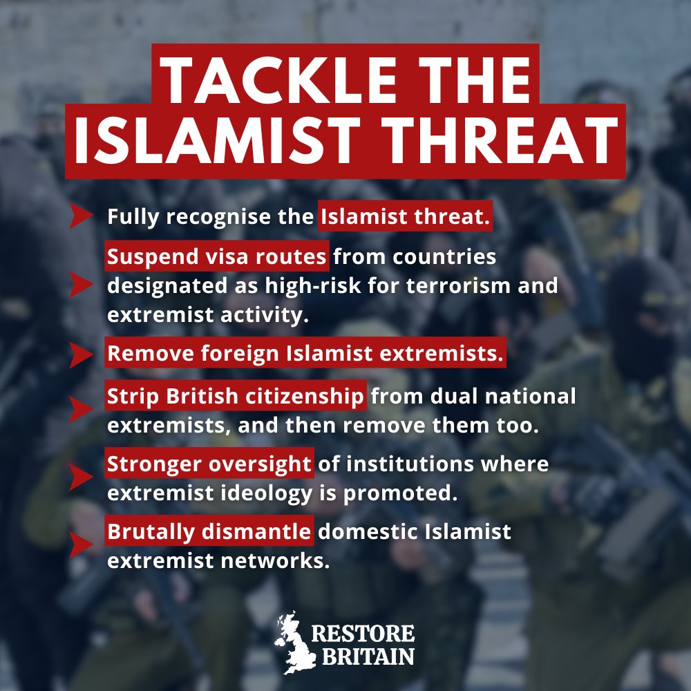 We must tackle the Islamist threat.