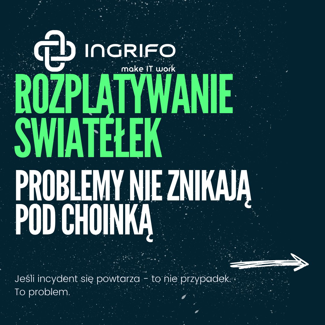 IngrifoWarszawa's tweet photo. Jeśli incydent wraca – to nie przypadek. To PROBLEM.
Bez RCA i Problem Managementu workarounds tylko odkładają chaos na później.
Rozplątuj problemy, nie zamiataj ich pod dywan.

#ITSM #ProblemManagement #ITOperations #Ingrifo #ITIL #RootCauseAnalysis https://t.co/yDlELCG5oG