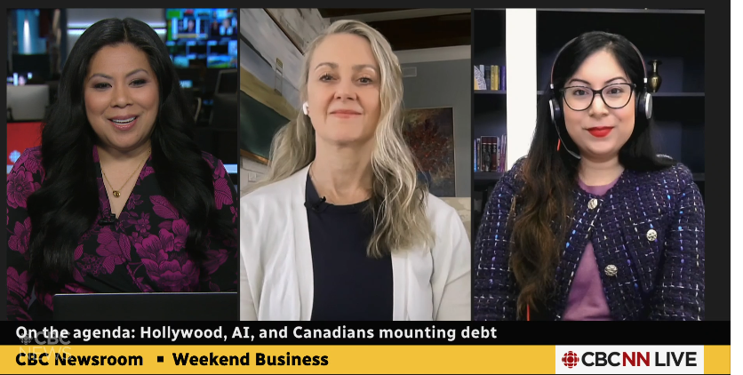 InformedOps's tweet photo. Paramount &amp; Netflix battle for Warner Bros., OpenAI-Disney deal &amp; amount Canadians owe relative to income increases - @RenaHussain1 joined @CBCNews Weekend Business panel to discuss these issues &amp; more 

Media, contact Hussain @ https://t.co/g7copFo02Y https://t.co/6UMVfM9tT8 https://t.co/fwTlb9hSnK