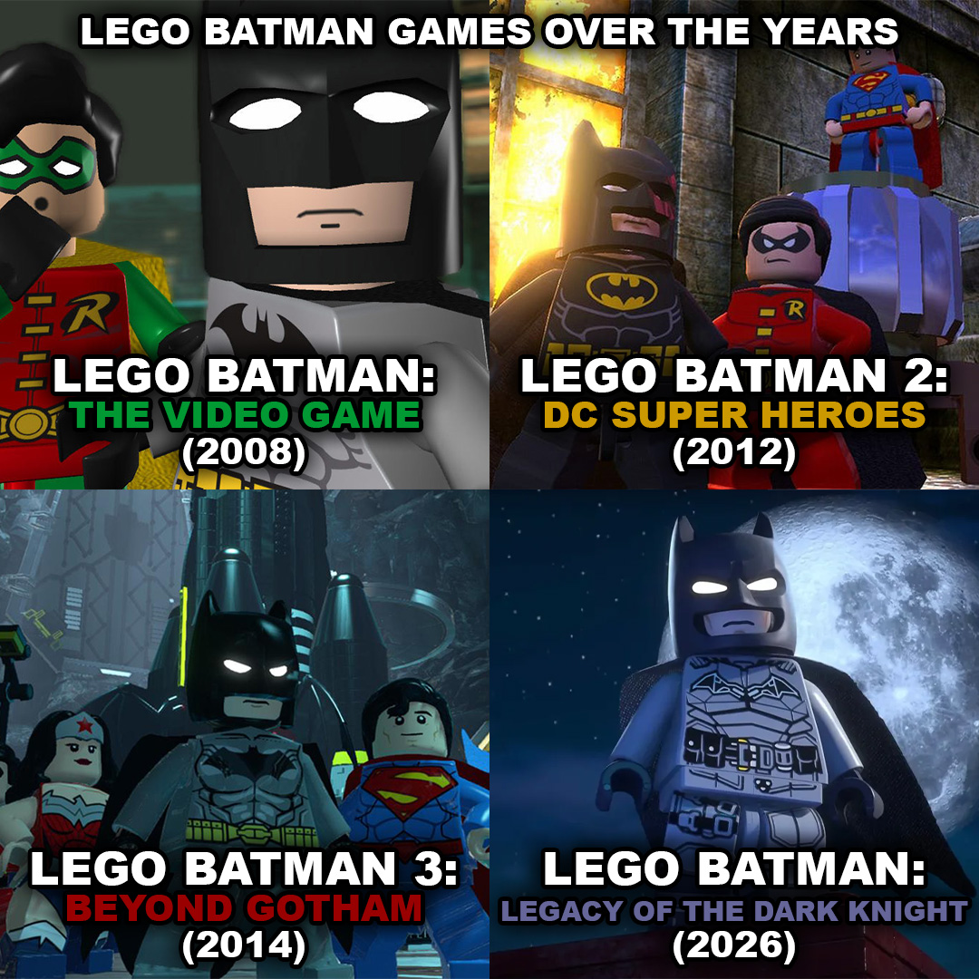 DKOldies's tweet image. Are you excited for the new Lego Batman game coming out?
.
.
#retrogaming #gaming #batman #lego