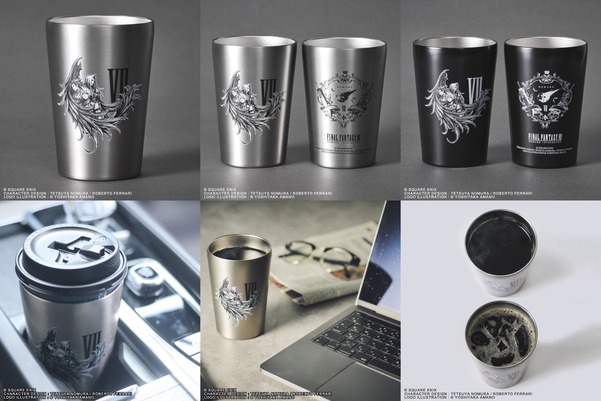 FF7R：「FINAL FANTASY Ⅶ REMAKE INTERGRADE CUP COFFEE TUMBLER BOOK