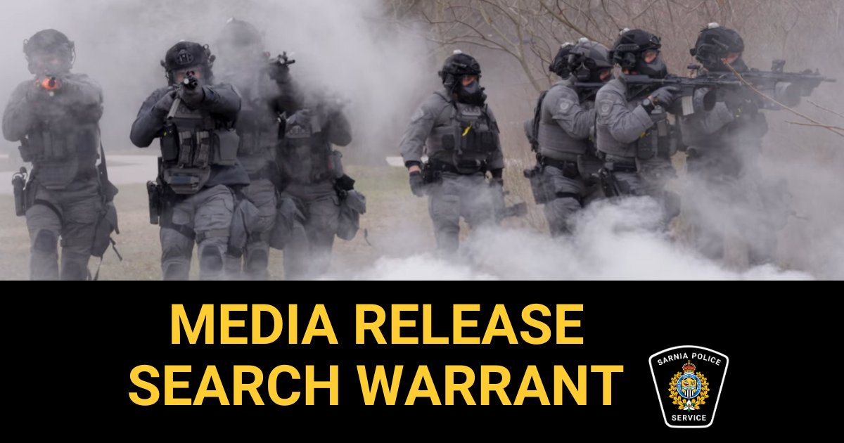 Sarnia Police tweet media