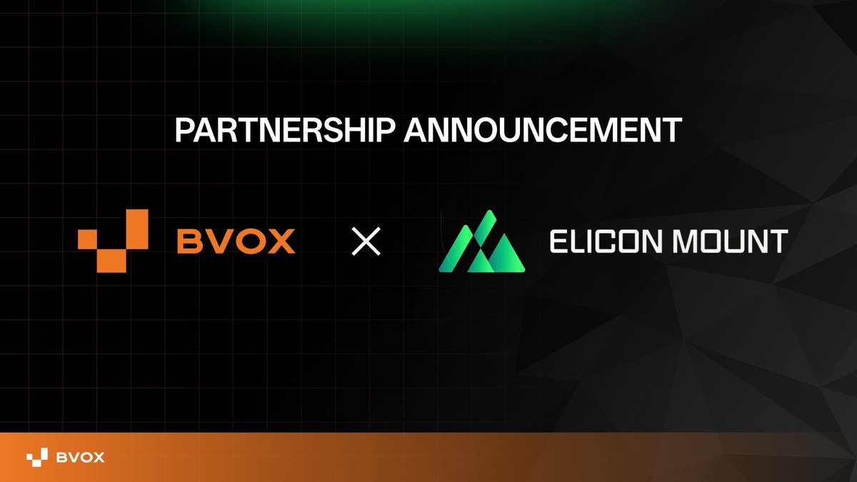 🚀 BVOX × ELICON MOUNT

Partnership Announcement

BVOX is excited to partner with ELICON MOUNT,
working together to drive real user adoption and sustainable trading volume growth.

Through this collaboration, we aim to:
• Strengthen CEX-based liquidity
• Provide