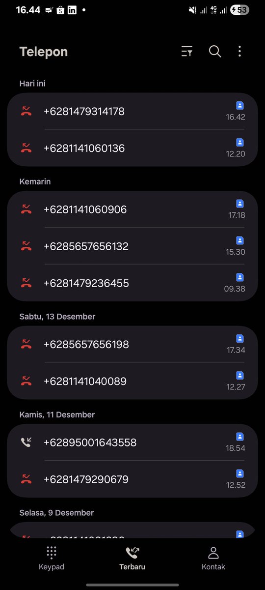 tehgren's tweet photo. Kenapa sihh, udah 4 bulan tiap hari di spam teror gini trus... apa gak bisa d berhentiin? Dahal kalo d angkat isinya cuman penipuan dan penawaran pinjol.

Apa telkomsel lagi bermasalah ya? https://t.co/pWKIwQhThw