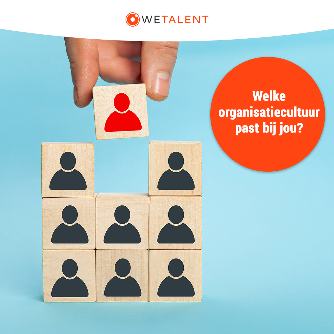 𝗪𝗲𝗹𝗸𝗲 𝗼𝗿𝗴𝗮𝗻𝗶𝘀𝗮𝘁𝗶𝗲𝗰𝘂𝗹𝘁𝘂𝘂𝗿 𝗽𝗮𝘀𝘁 𝗯𝗶𝗷 𝗷𝗼𝘂?

Om gelukkig te zijn op je werk, is het belangrijk dat de organisatiecultuur goed bij jou past. 🤝

Hoe je dat weet? Lees het: wetalent.nl/sollicitatiehu…

#blog #nieuwbaan #organisatiecultuur #wetalent