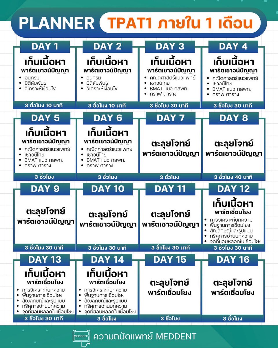 MEDDENT3's tweet photo. 💚มาแล้วว!! ไหนใครรอบ้าง #DEK69 แจกฟรี planner TPAT1 จบภายใน 1 เดือน✋🏻
.
💚 แจกฟรี!! ข้อสอบจริง TPAT1 ความถนัดแพทย์ปีล่าสุด ดาวน์โหลดได้เลยตอนนี้ผ่านทางเว็บไซต์👉🏻 https://t.co/sqXuEhqR2K
.
💚 #DEK69 ที่กำลังมองหาคอร์ส คณิตA-Level / TPAT1 ตอนนี้พี่แม็คเปิดคอร์สแล้วน้าา พร้อมอัปเดตข้อสอบปีล่าส��ดให้ครบทุกวิชาค้าบ จิ้มลิ้งนี้ได้เล้ยย 👉🏻 https://t.co/7UUhhdOf0G
.
💚 รีวิวลูกศิษย์ : https://t.co/uXrKA7Q3zk

#TPAT1 #TGAT #DEK69 #เด็กซิ่ว #tcas69 #คณิต #กสพท