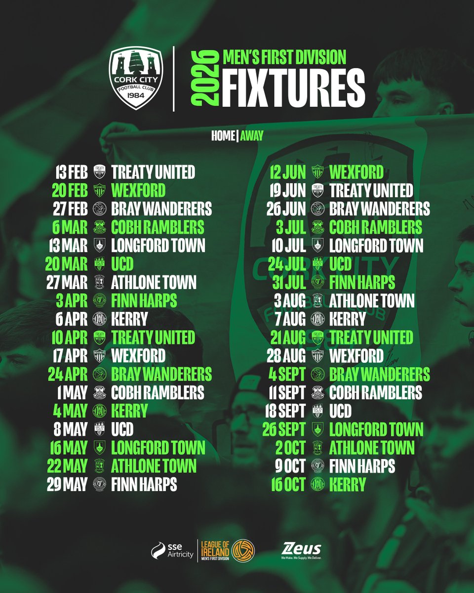 Cork City FC tweet media