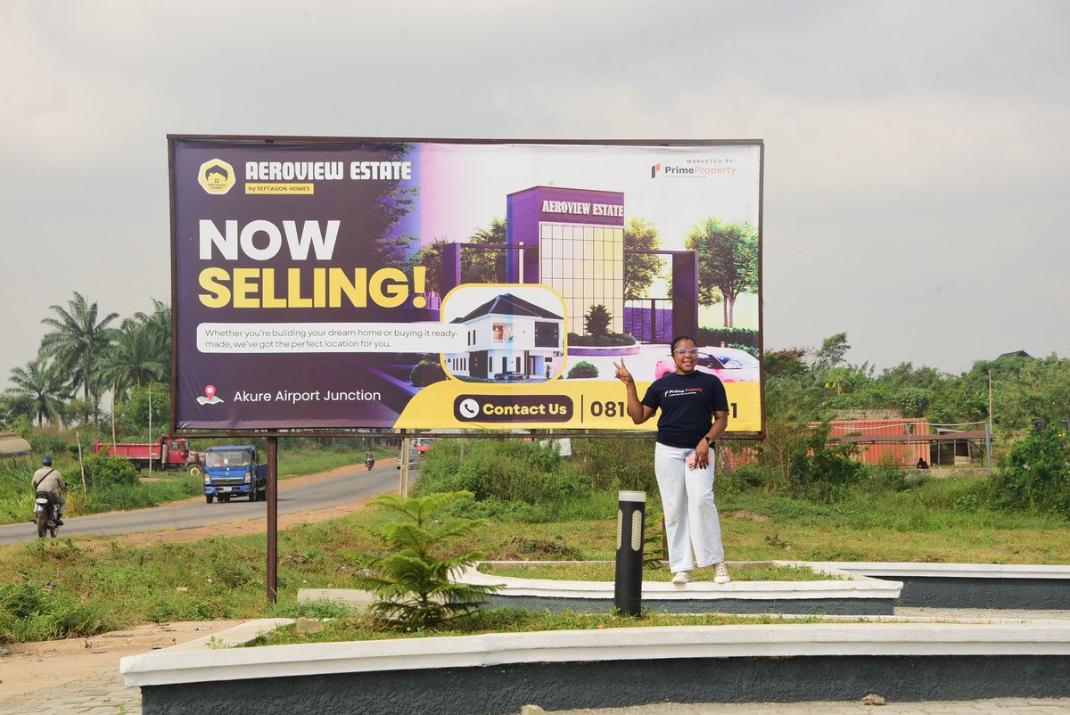 PrimePropertyyy's tweet photo. Aeroview estate is NOW SELLING!!
📍Airport Junction, Akure
📞 08165758441 for further details https://t.co/UqADuc1ruF