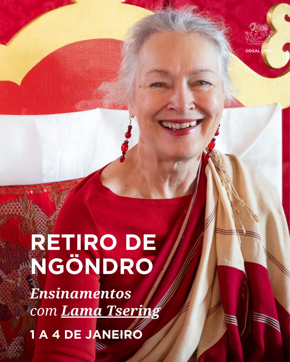 odsalling's tweet image. É dito que aprender o Ngöndro se assemelha a aprender o alfabeto, pois embora sejam práticas chamadas “preliminares”, elas jamais são abandonadas pelo praticante, e são aplicadas durante todo o caminho espiritual, até a iluminação.
Somente presencial.

odsalling.org