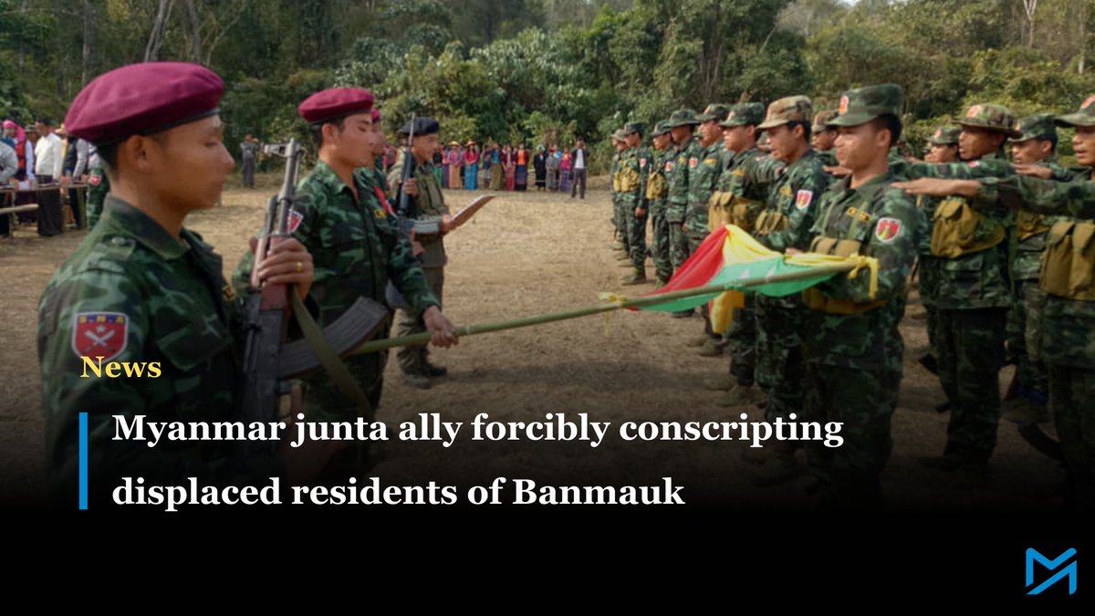 Residents of at least seven villages have reportedly been forced to join the Shanni Nationalities Army in recent months, sources say

Read more:
myanmar-now.org/en/news/myanma…