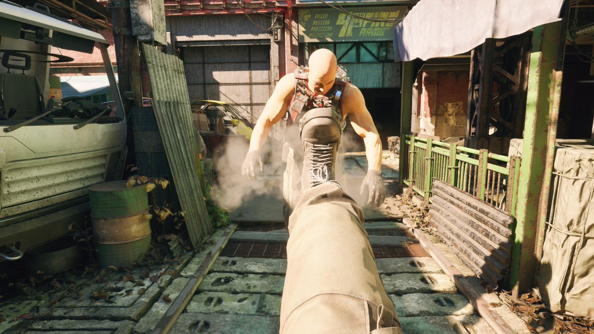 wearecyberpunks's tweet image. Es gibt neue 4K Screenshots vom neuen #Cyberpunk-Shooter #NoLaw.