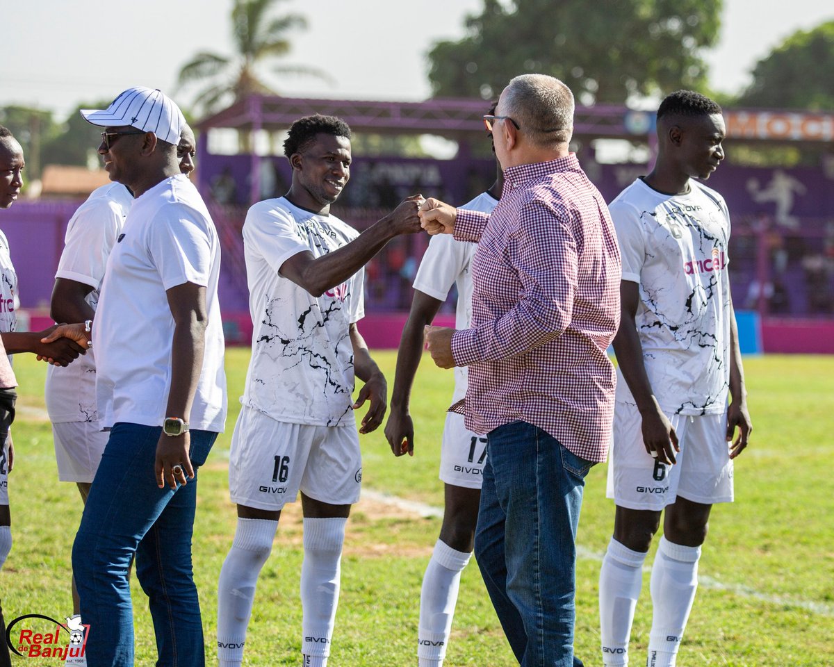 RealDeBanjulFC's tweet photo. Not the start to the season we envisage, but it is one that will definitely motivate this team #COYW 🤍💪.

See you tomorrow against Greater Tomorrow again at the Box Bar, where we resume our third successive title defense.

#rdb #threepeatchamps #cityboys #africell #real4real https://t.co/2Cw4CBCK2i