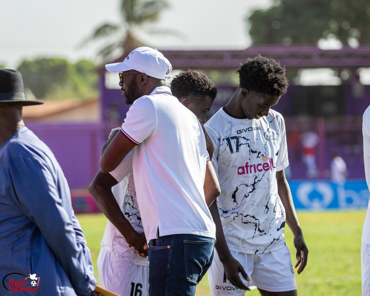 RealDeBanjulFC's tweet photo. Not the start to the season we envisage, but it is one that will definitely motivate this team #COYW 🤍💪.

See you tomorrow against Greater Tomorrow again at the Box Bar, where we resume our third successive title defense.

#rdb #threepeatchamps #cityboys #africell #real4real https://t.co/2Cw4CBCK2i