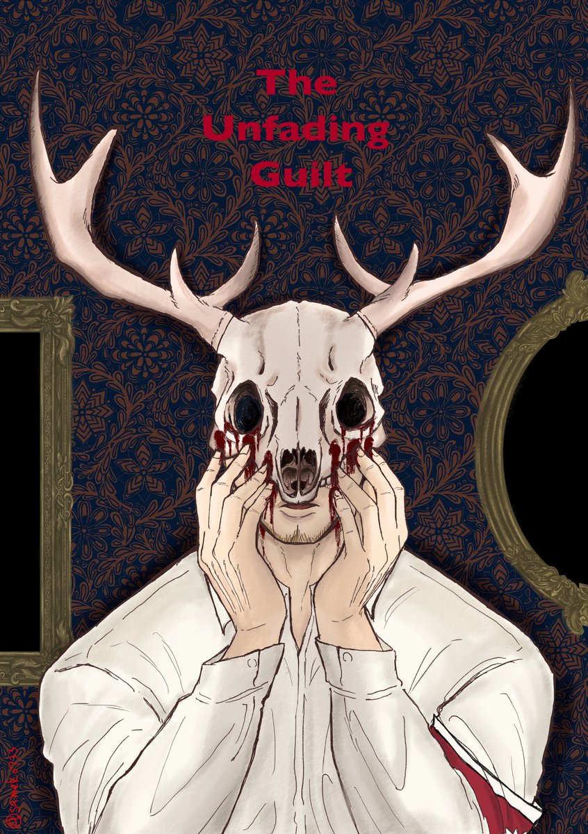 🦌🦴とナー
骨描くの楽しかった
そして厚塗り難しい…