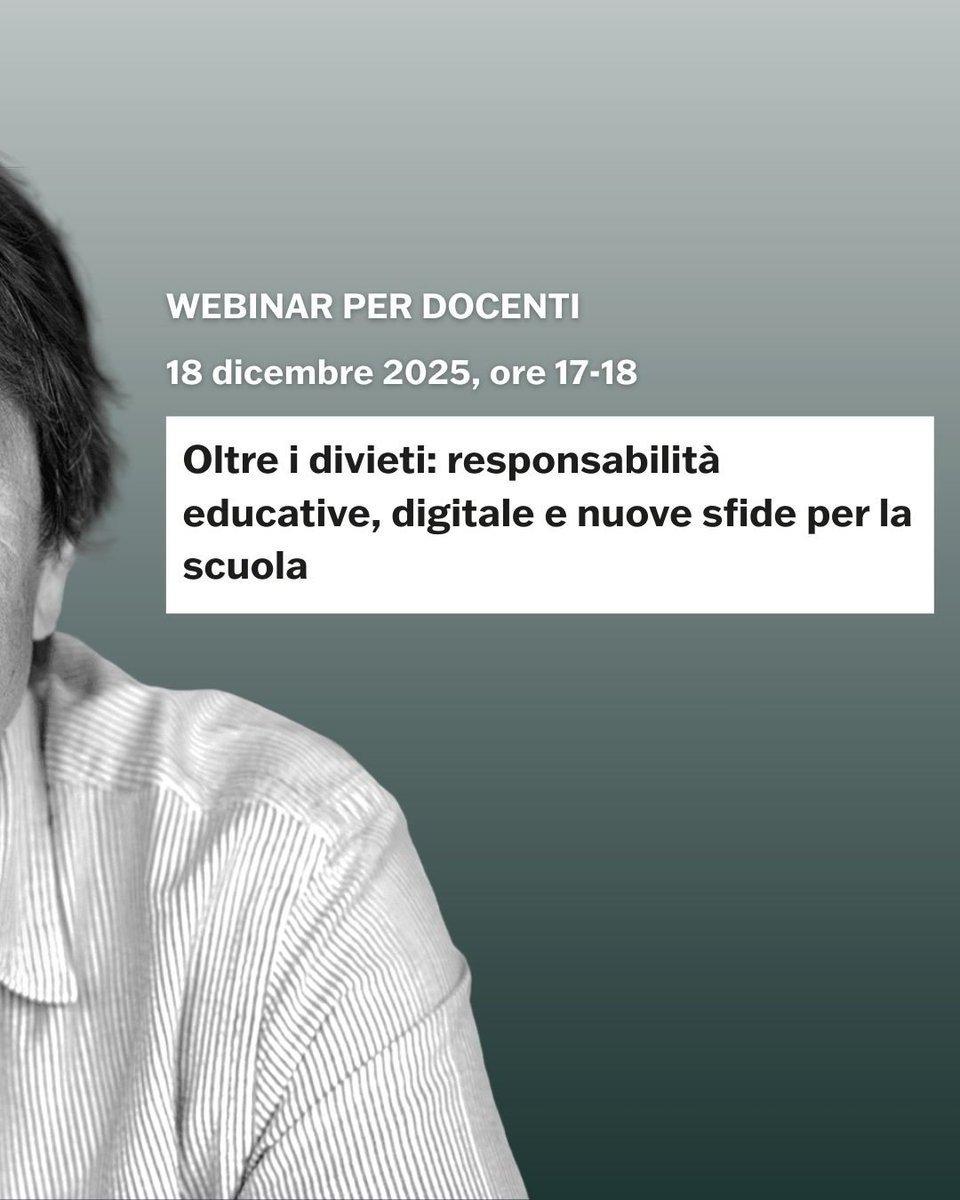 fmdigitale's tweet photo. Ultimi posti disponibili!
18 dicembre 2025, ore 17-18
https://t.co/vai30KSasH https://t.co/x1n3IP5CEe
