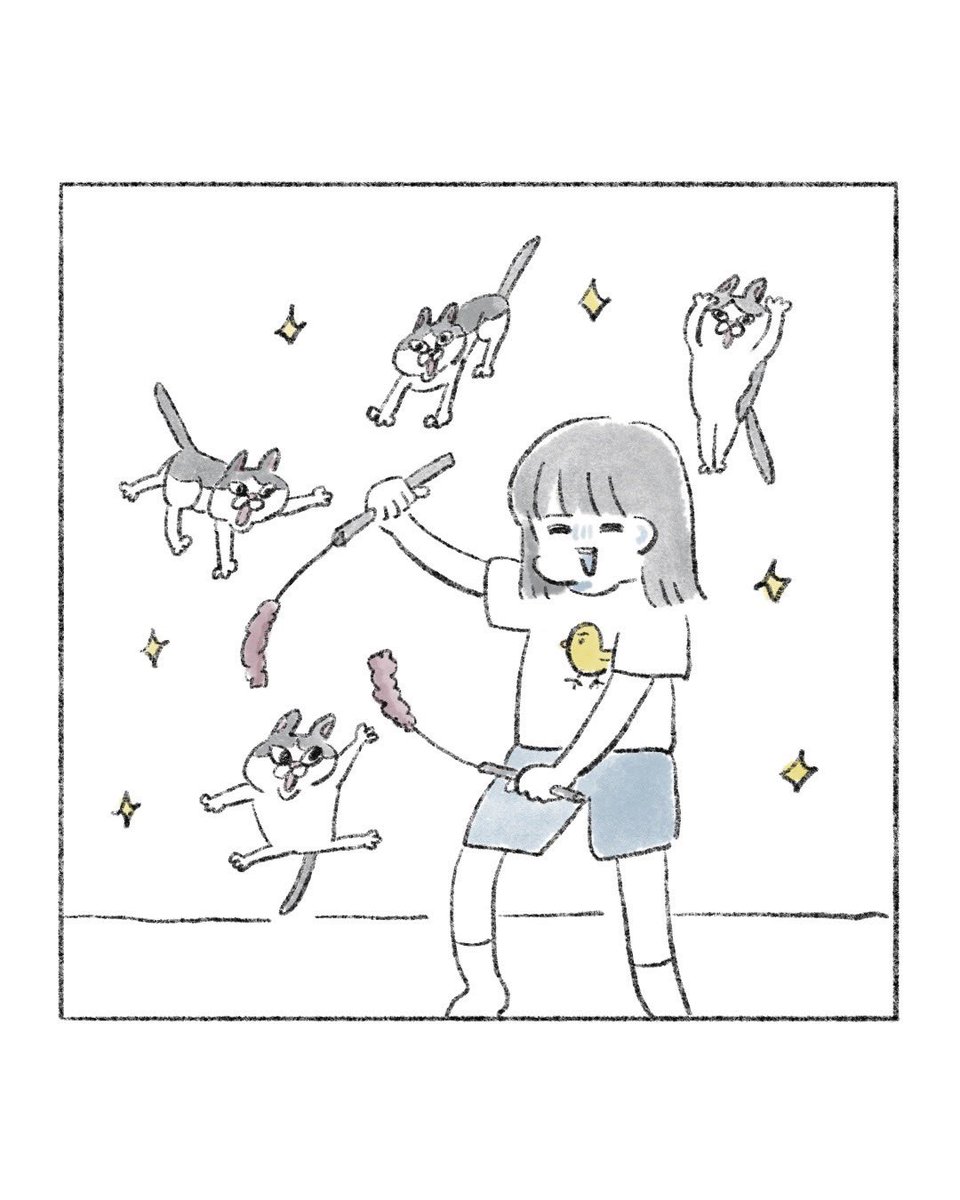 【猫漫画】

猫ノミ① 