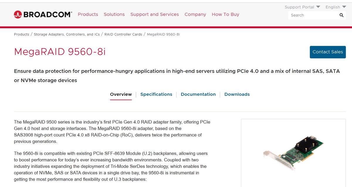 EuniceL631's tweet image. Broadcom 9560-8i stock 30pcz 

#broadcom #lsi #megaraid